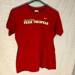 Nike Team Florida State University “Fear The Spear” Short Sleeve Tshirt Yth sz L